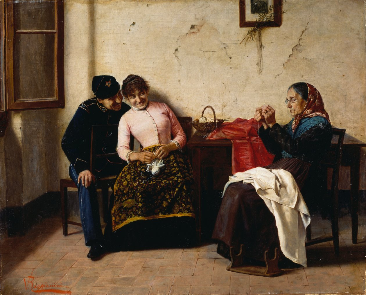 The Suitor by Vittorio Reggianini