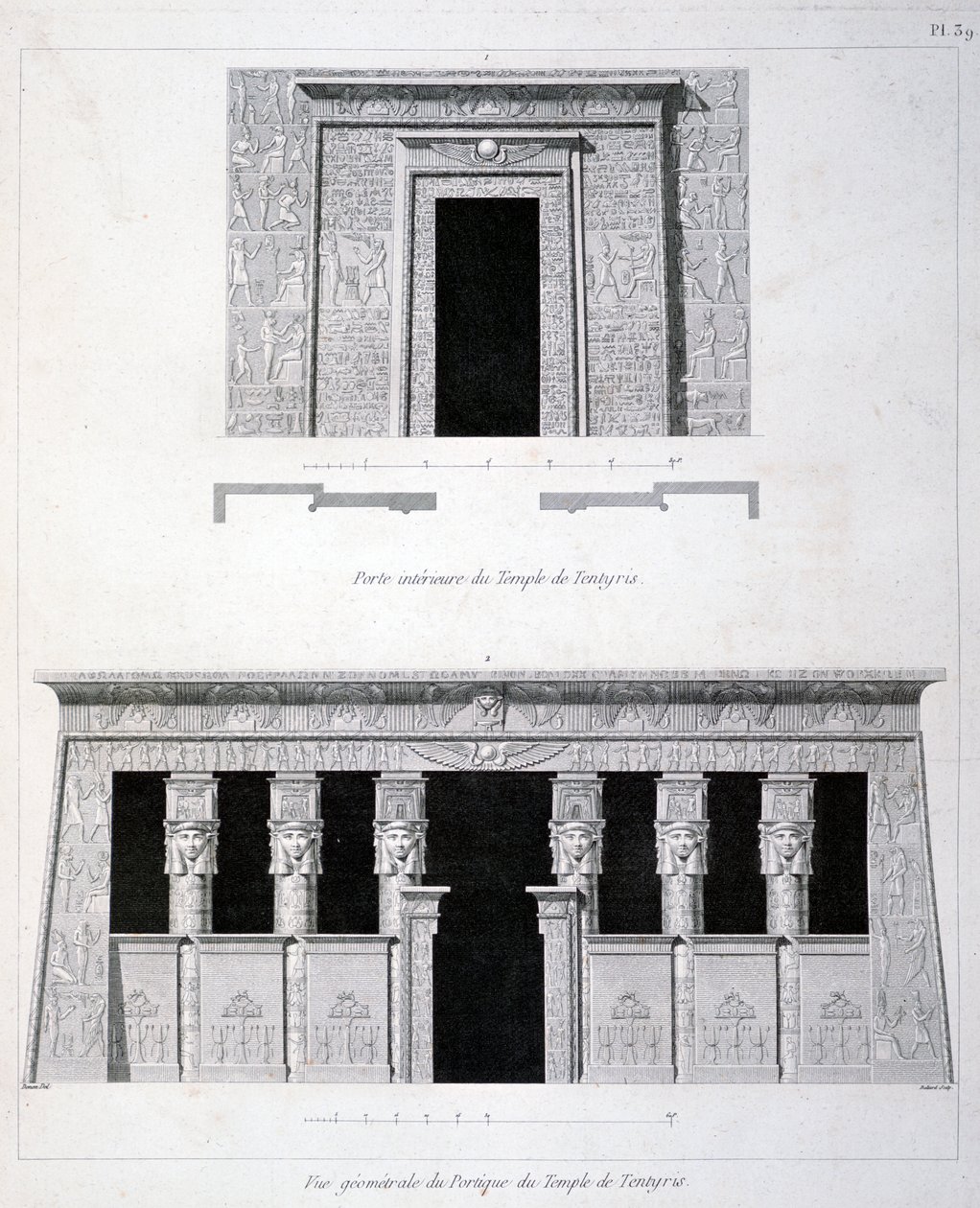 A Doorway and Gantry at the Temple of Tentyris by Vivant Denon