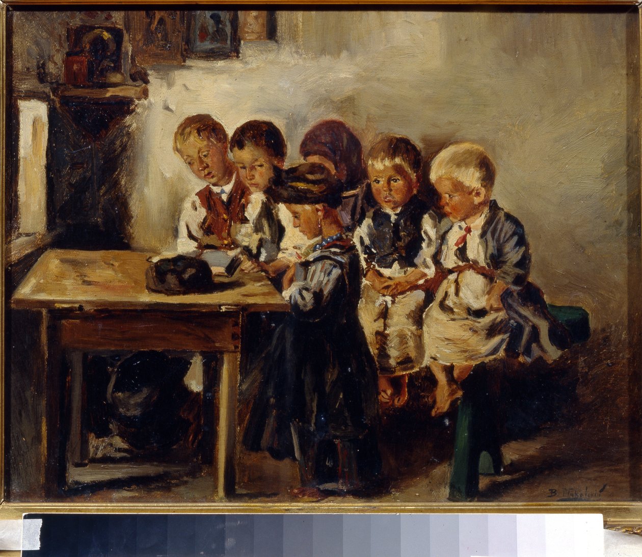 Waiting for Teacher by Vladimir Egorovic Makovsky