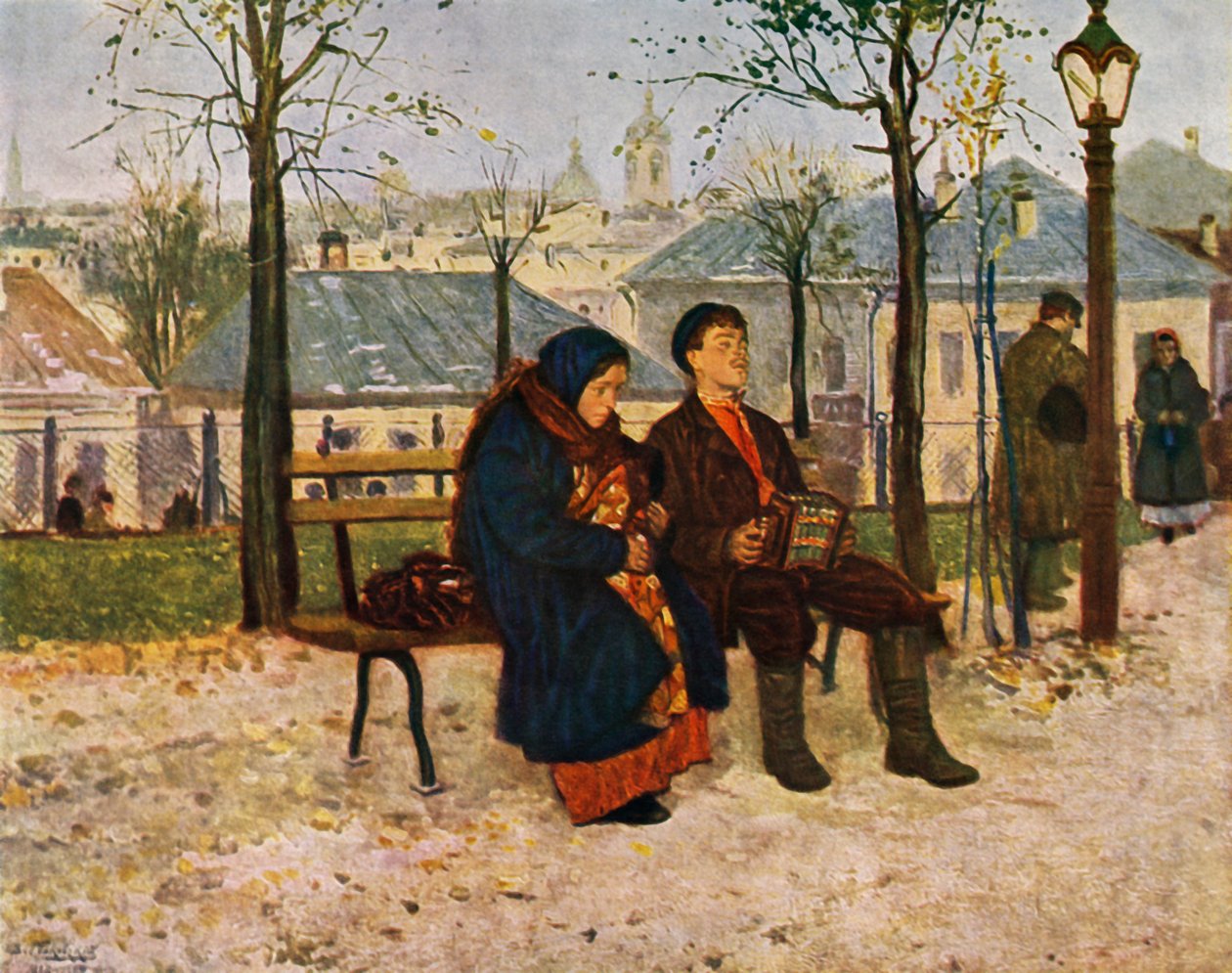 On the Boulevard by Vladimir Egorovic Makovsky