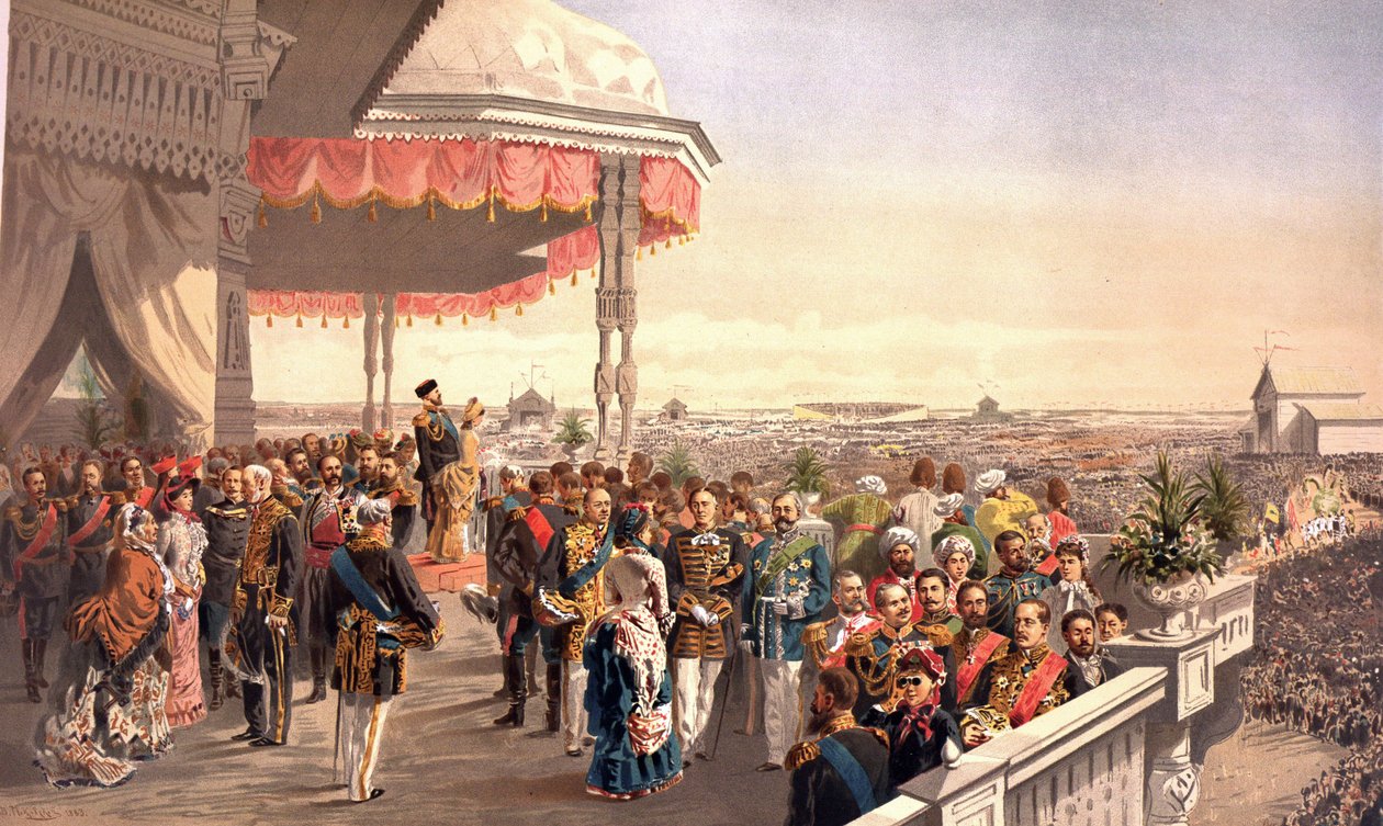 Public Festivities following the Coronation of Emperor Alexander III on Khodynka Field by Vladimir Egorovic Makovsky