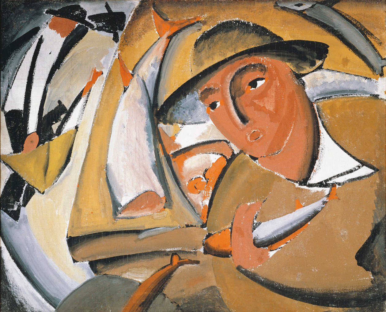 The Fishmonger by Vladimir Evgrafovich Tatlin