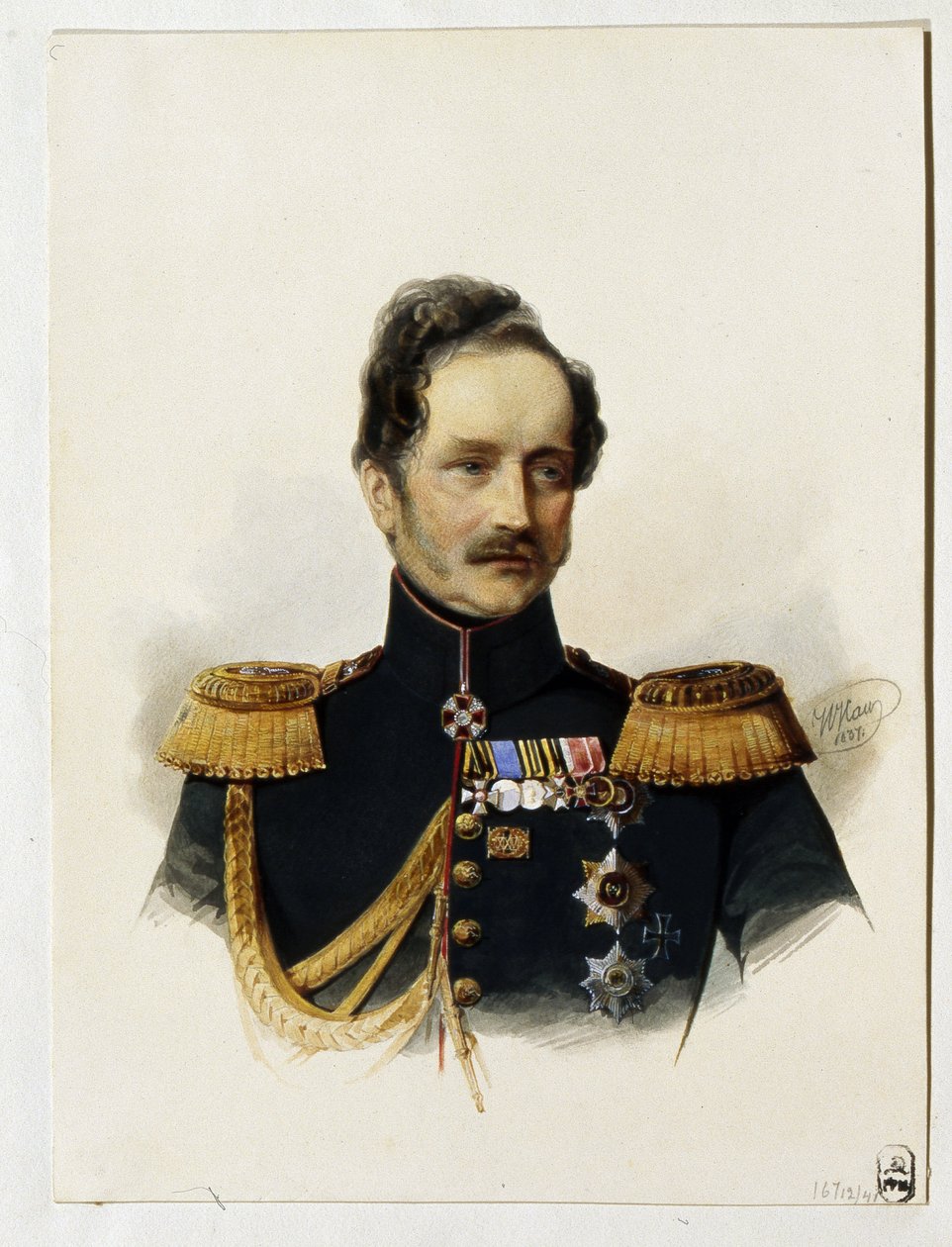 Portrait of the Prince A. F. Orlov by Vladimir Ivanovich Hau