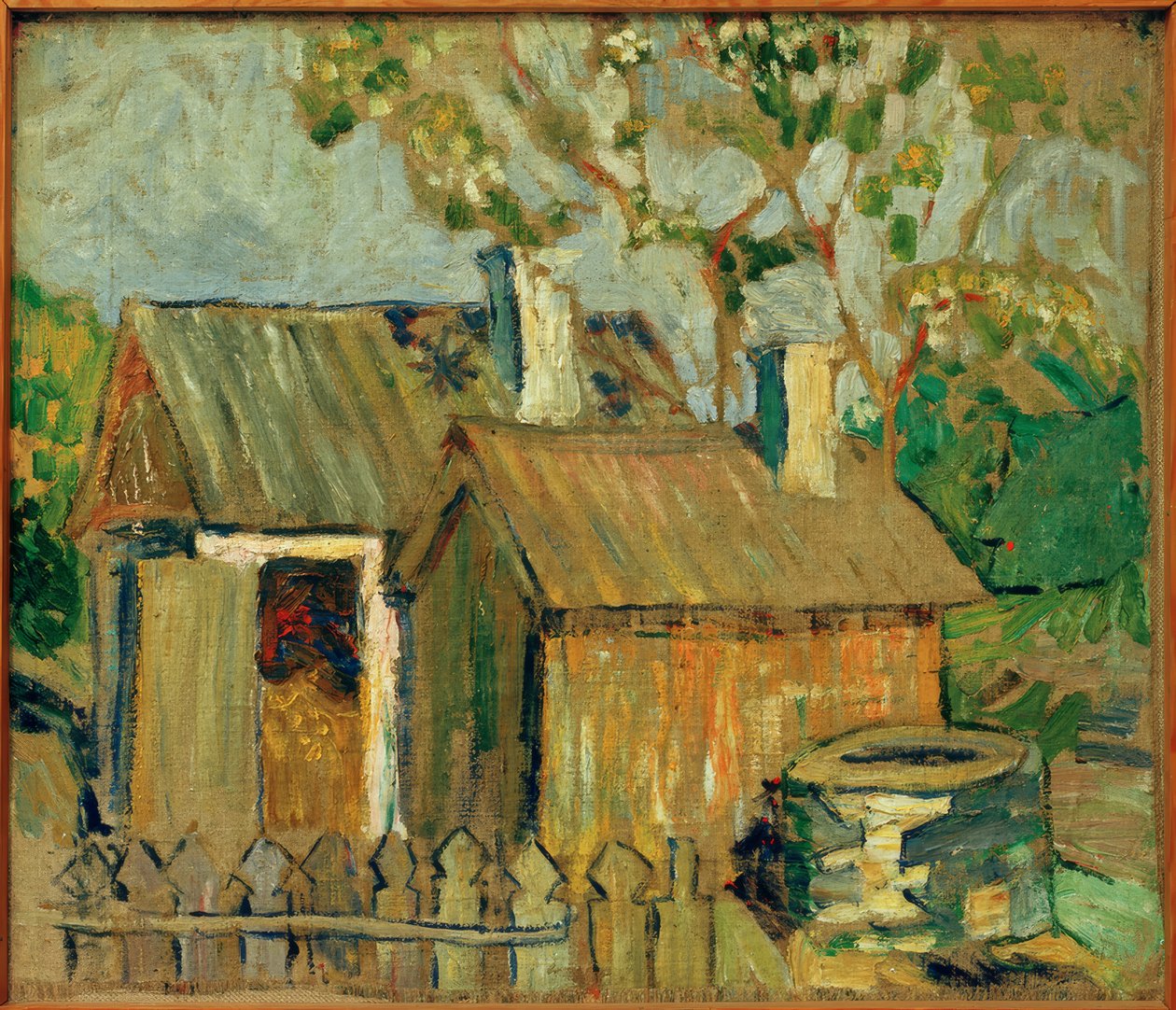 Landscape with Flowers by Vladimir Lefgravovitch Tatline