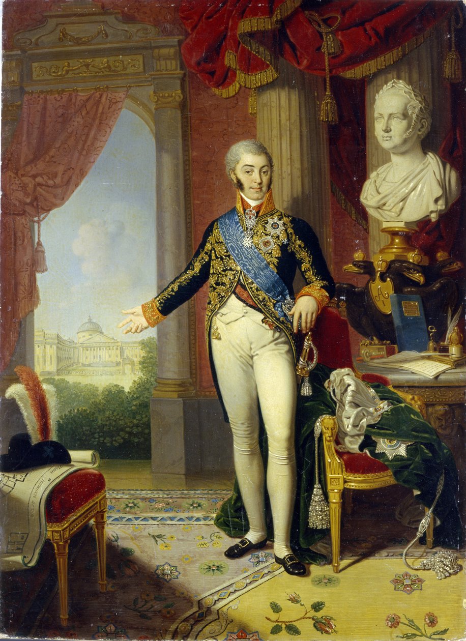 Portrait of Count N.P. Sheremetev by Vladimir Lukich Borovikovsky