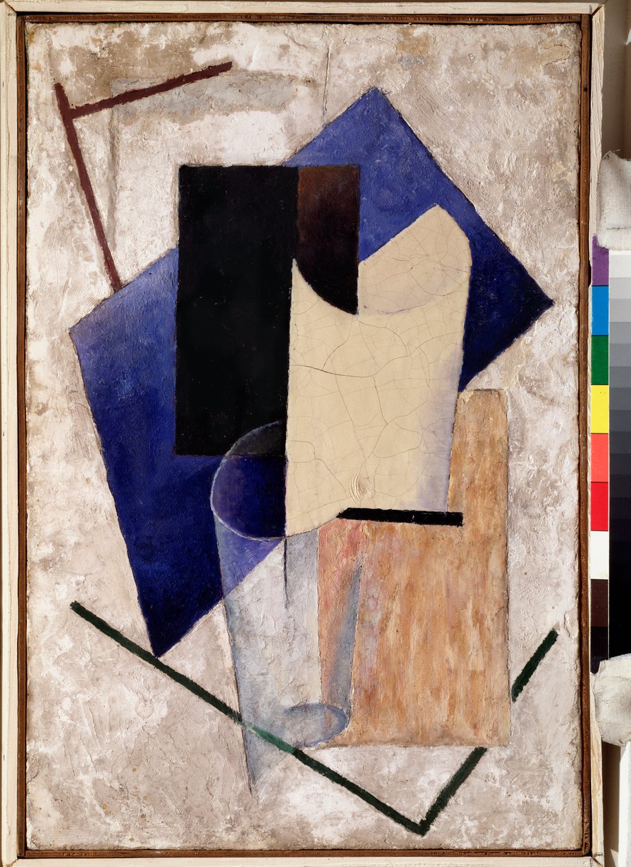 Still life (c.1920) by Vladislav Maximilianovich Strzheminsky