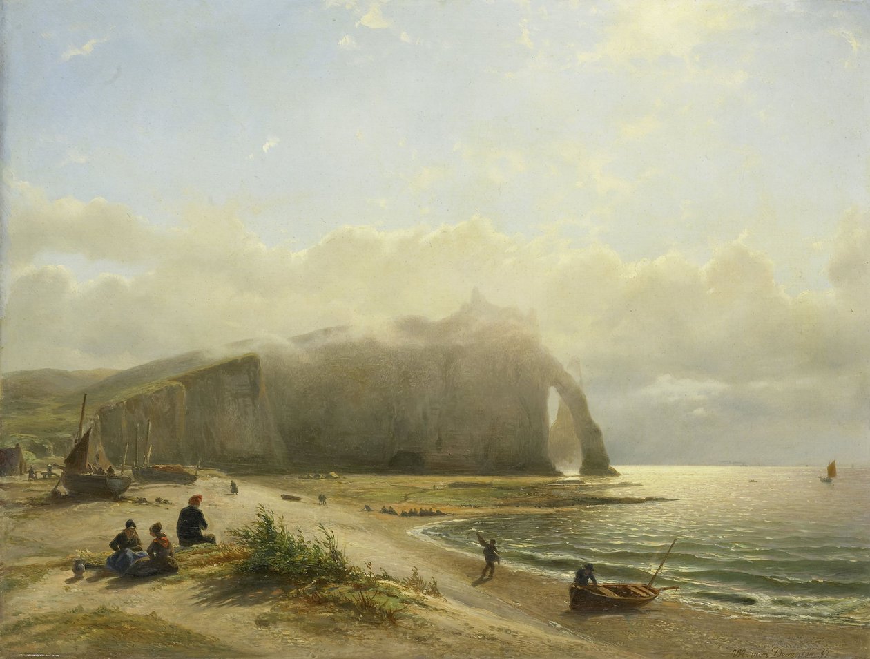 Seascape near the Coast by W.A. van Deventer
