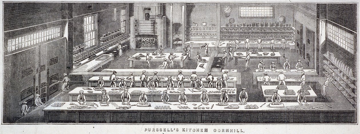 Cornhill, London, 1840 by WD Hornsby