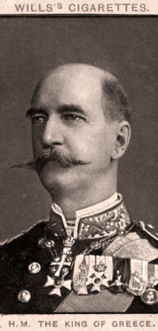 The King of Greece, 1908 by WD and HO Wills