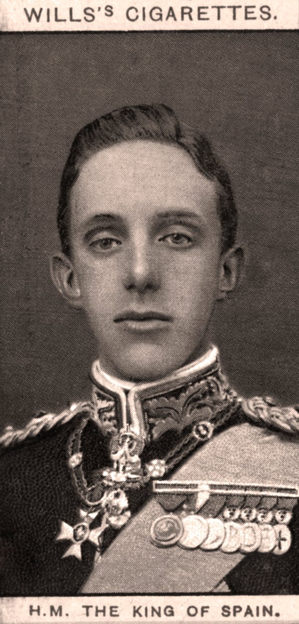 H.M The King of Spain by WD and HO Wills