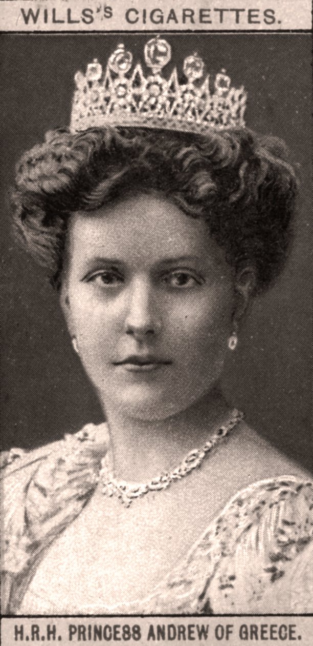 H.R.H Princess Andrew of Greece, 1908 by WD and HO Wills