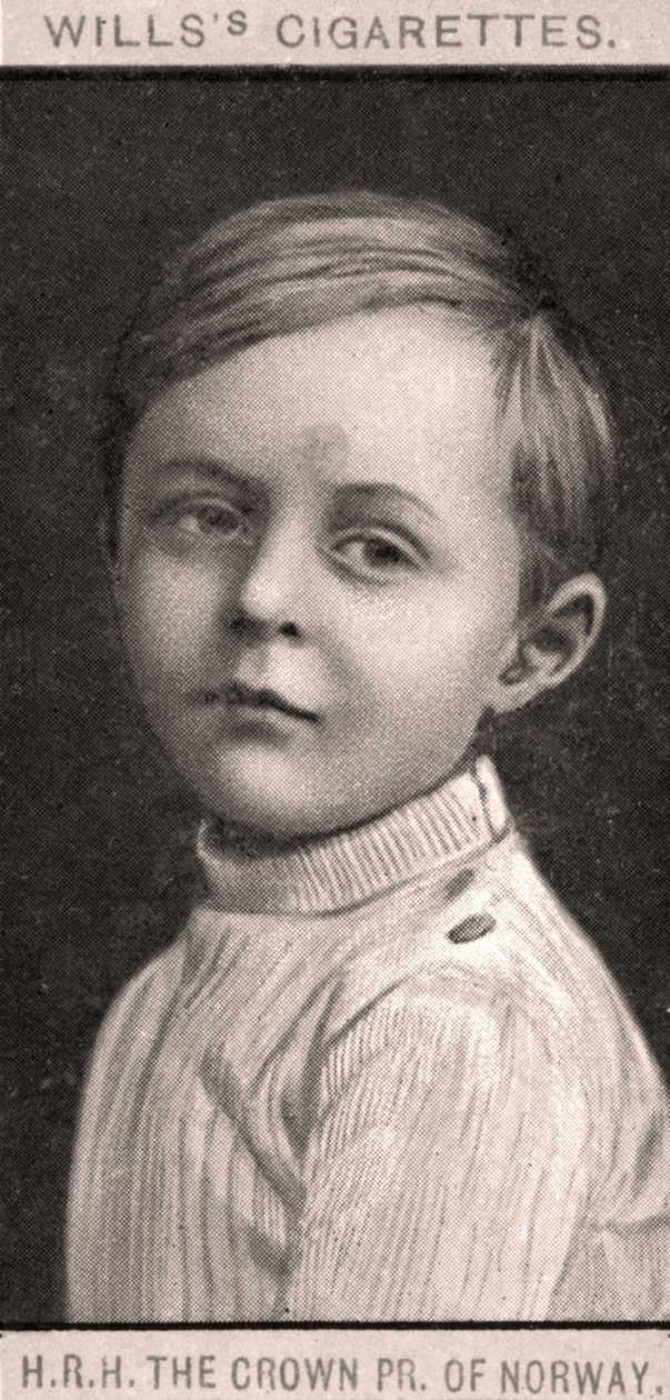H.R.H The Crown Prince of Norway by WD and HO Wills