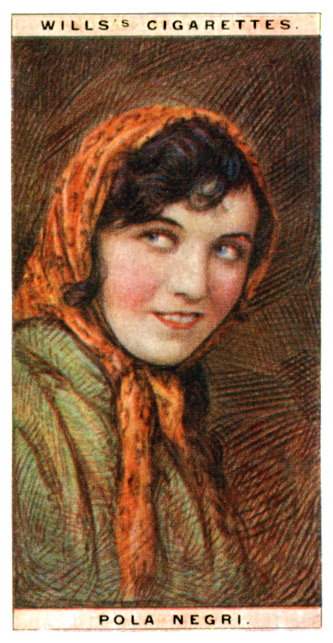 Pola Negri, Polish Actress by WD and HO Wills