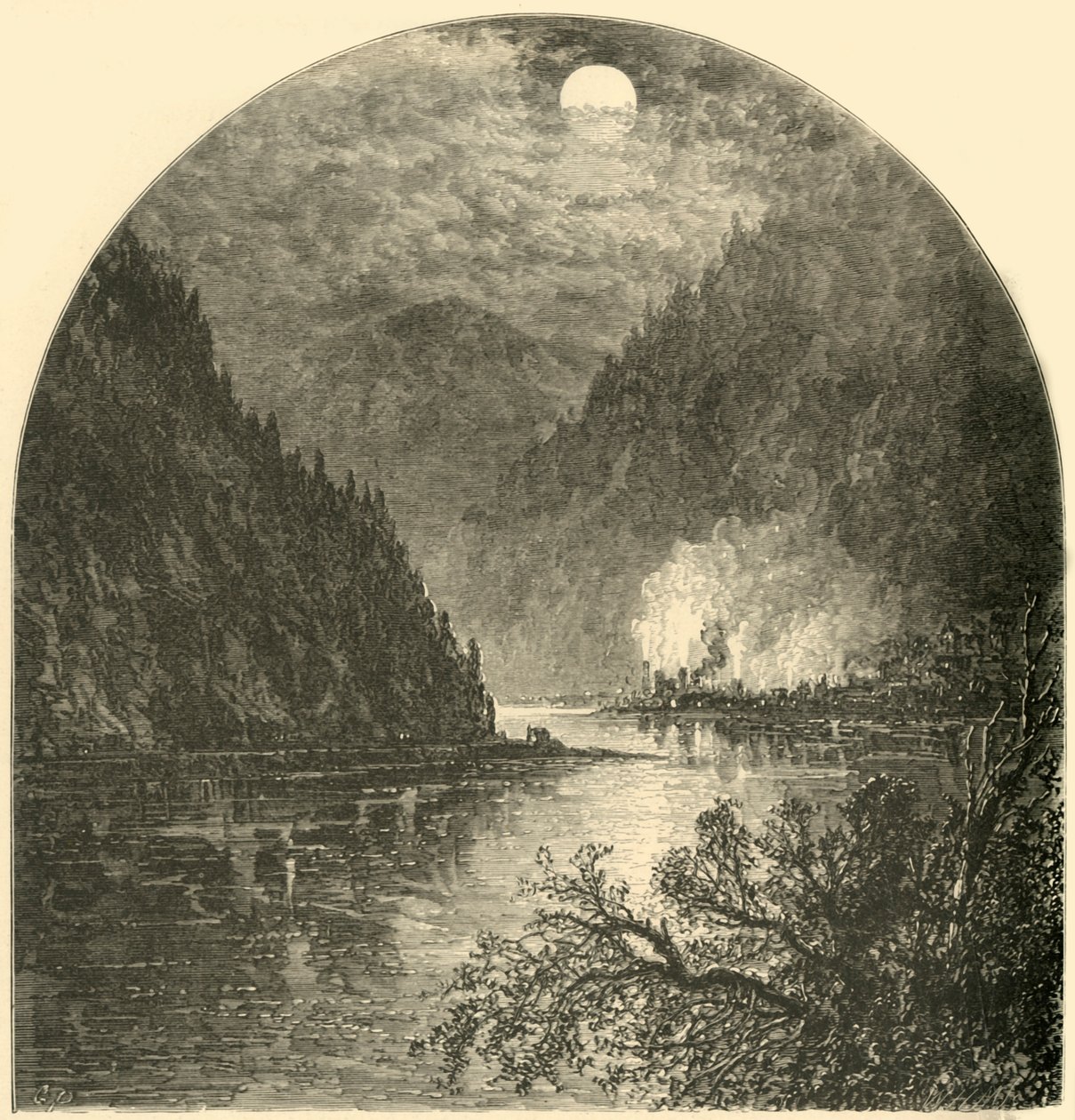 Duncannon, Mouth of the Juniata, 1874 by W.H. Morse