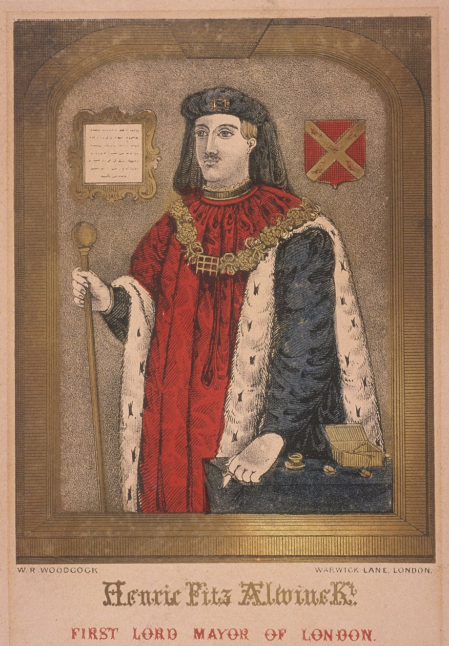 Henry Fitzailwin, c. 1850 by WR Woodcock