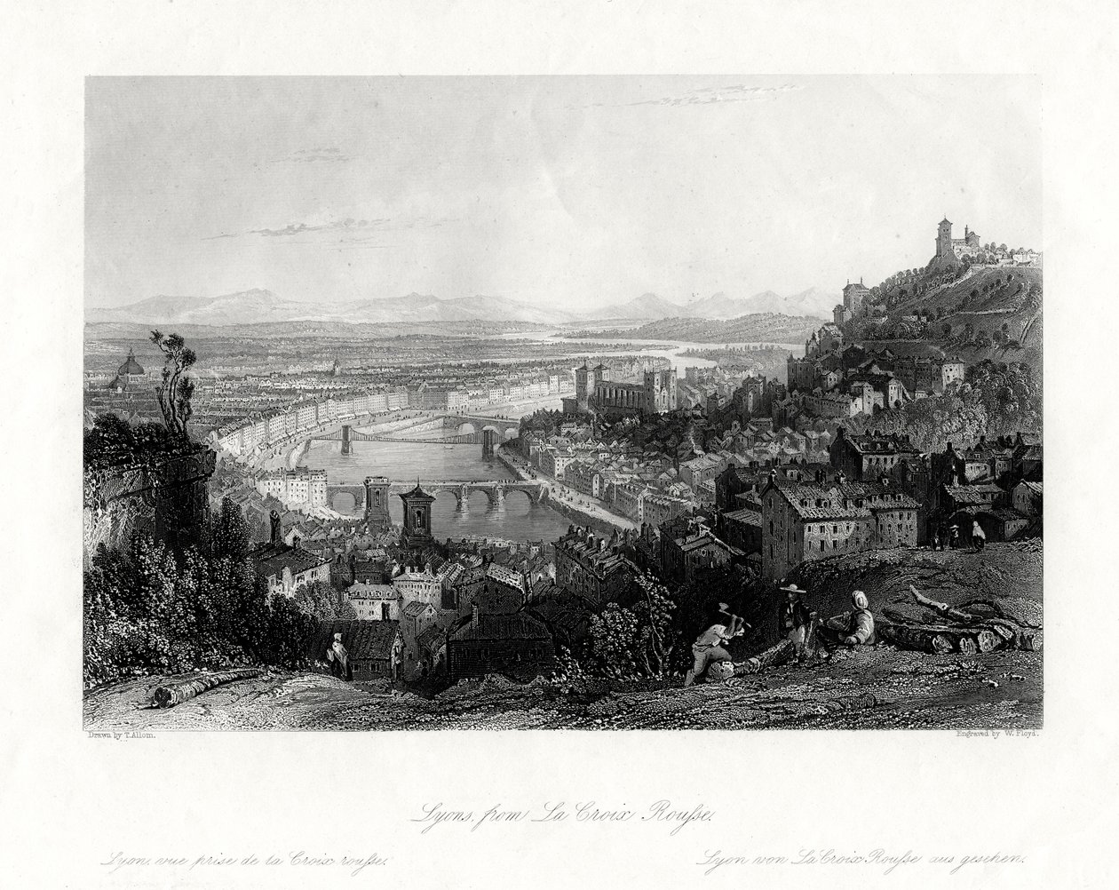 Lyon, France, 1875 by W Floyd