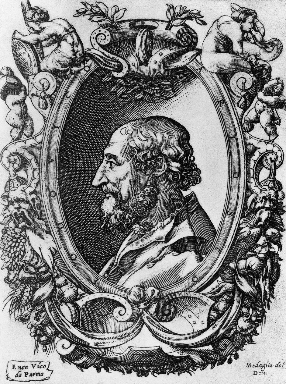 Portrait of Ludovico Ariosto, Italian poet and playwright by John Ward Dunsmore