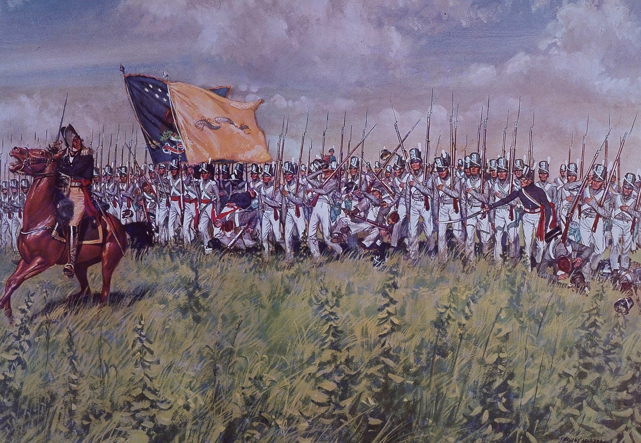 The Battle of Chippawa by John Ward Dunsmore
