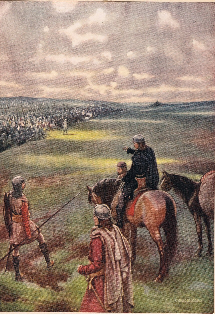 Hamlet enquires after the troops, from 'Hamlet' by William Shakespeare
