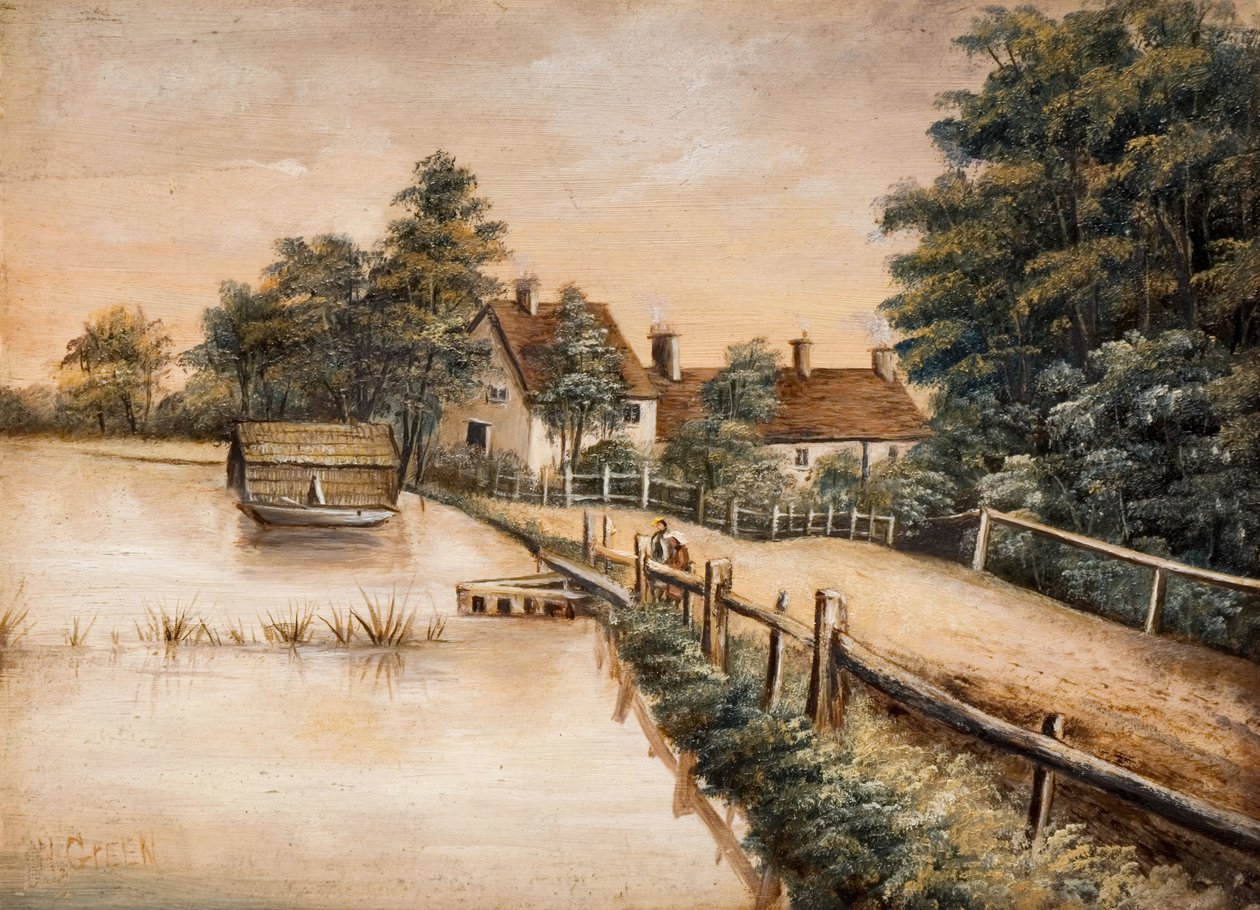 Longmore Pool, Sutton Park by W. Green: Buy fine art prints