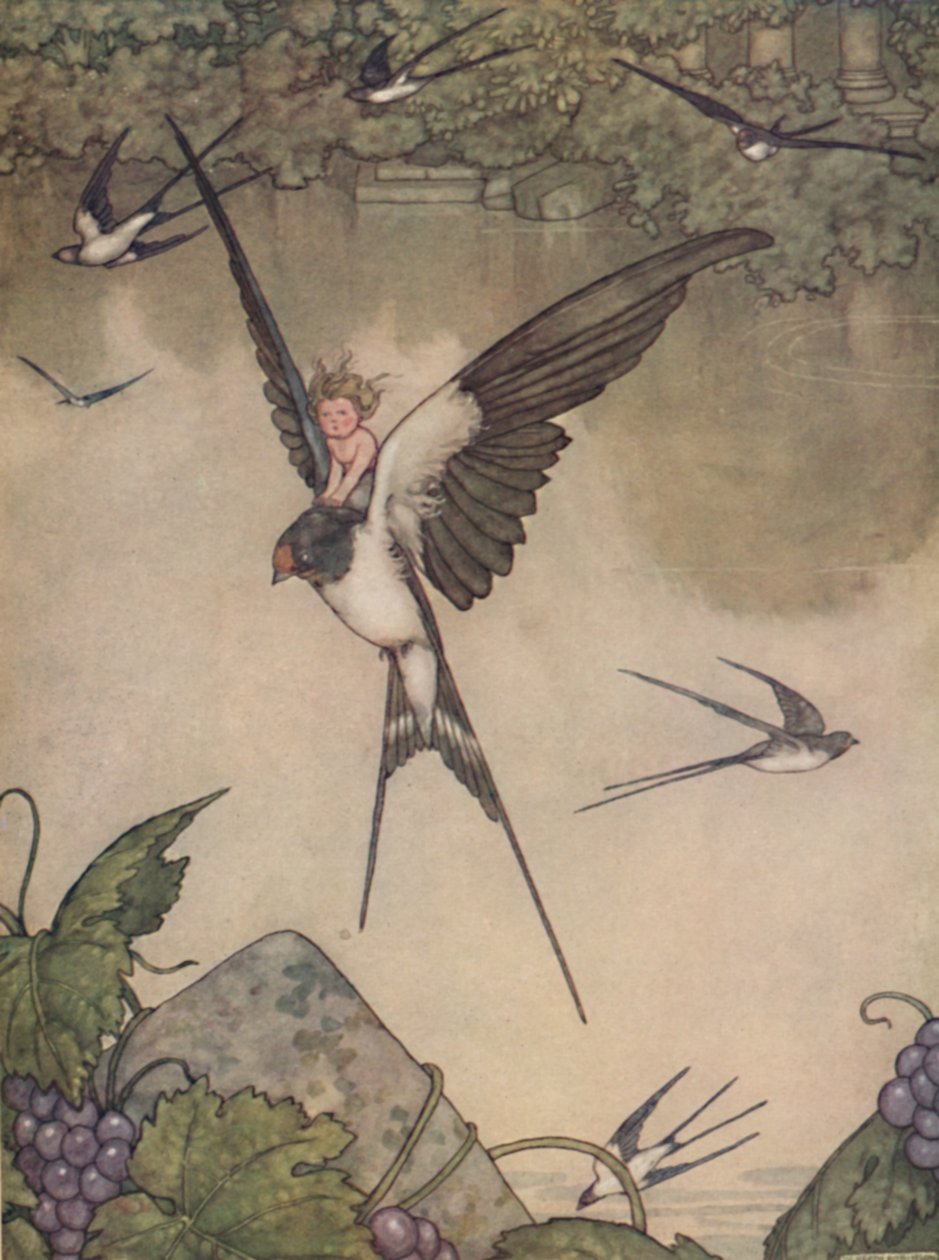 Yes I Will Go With Thee! Said Tommelise, c1930 by William Heath Robinson