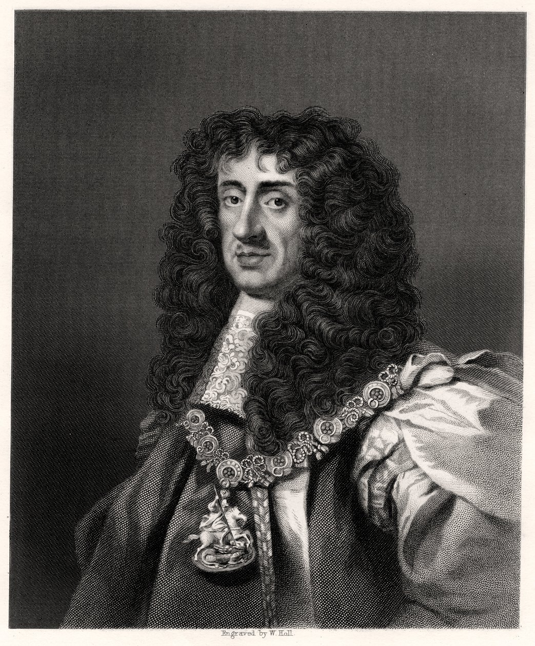 Charles II, King of Great Britain and Ireland by W. Holl