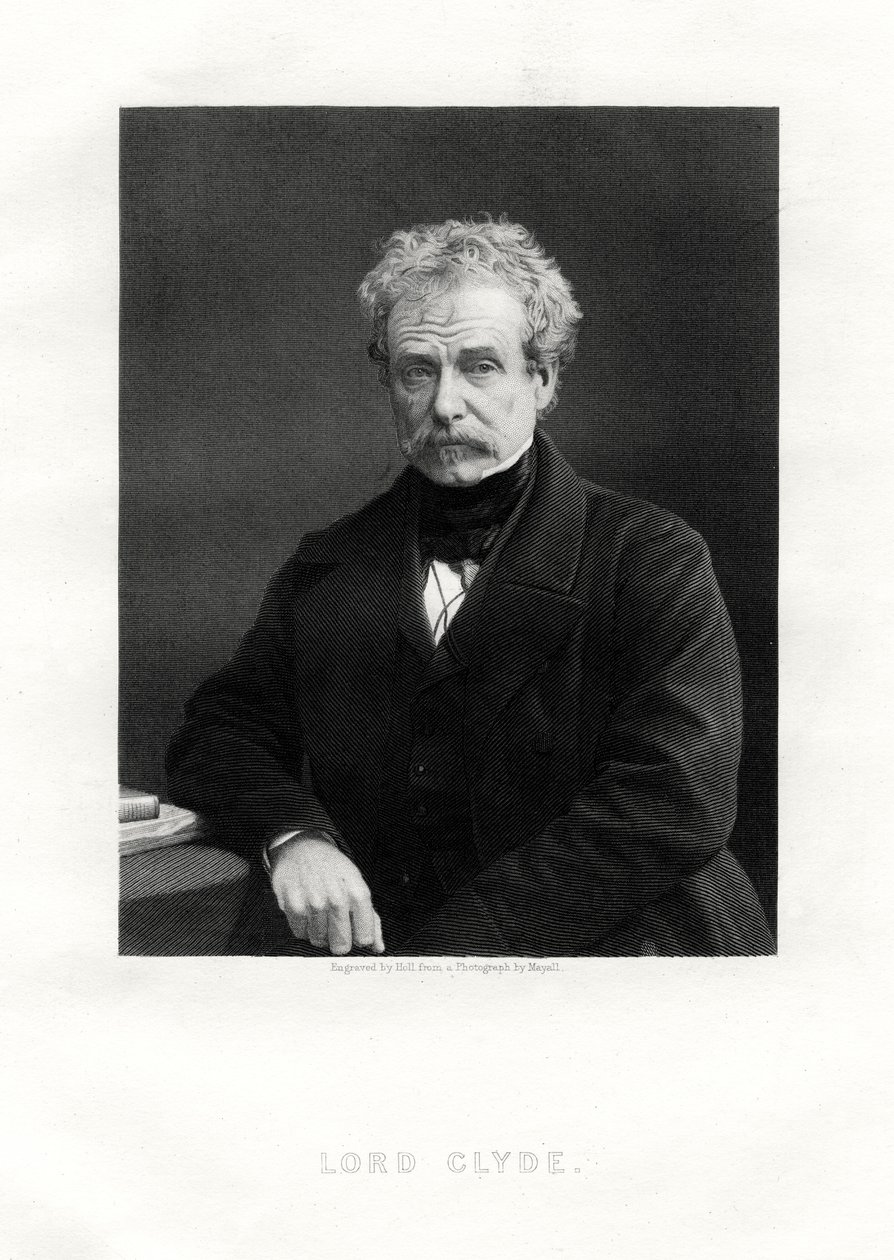 Colin Campbell, 1st Baron Clyde, Scottish soldier, 19th century by W. Holl