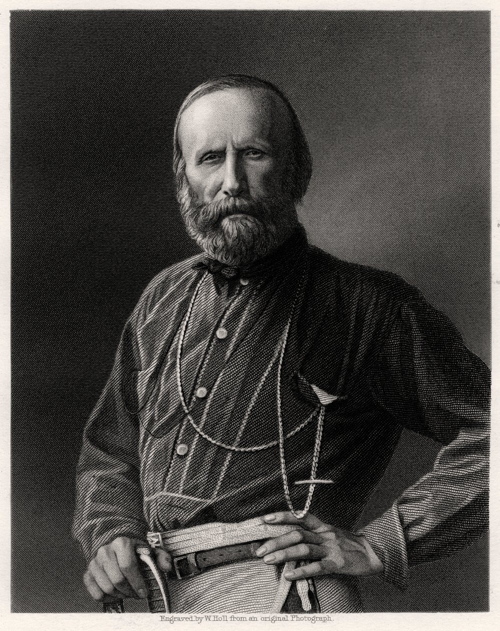 Guiseppe Garibaldi, Italian patriot, 19th century by W. Holl