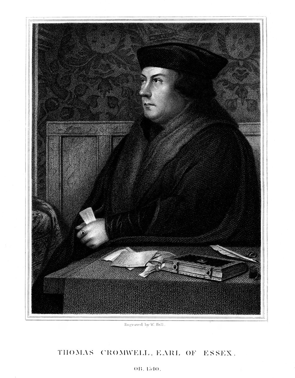 Thomas Cromwell, 1st Earl of Essex, English Statesman by W. Holl