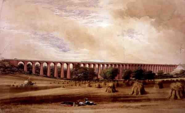 Welwyn Viaduct, c.1850 by W. Humber