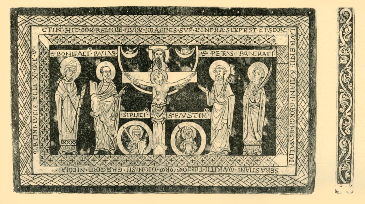 The Hildesheim Portable Altar, c1160-1170, 1881 by W Jones