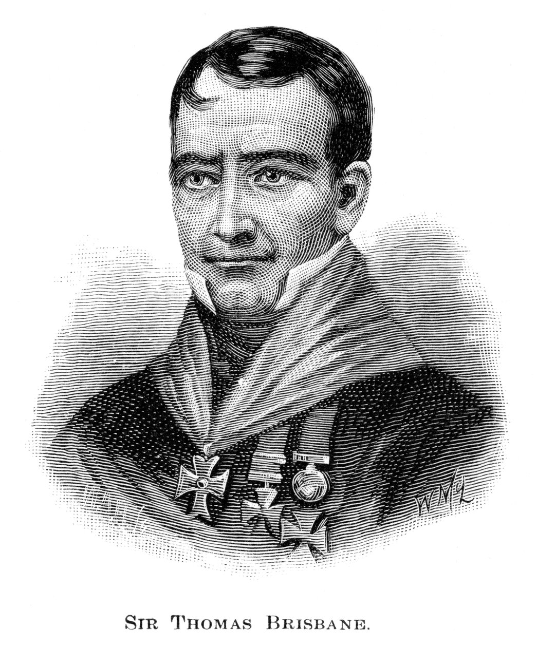 Sir Thomas Brisbane, British soldier, colonial governor and astronomer, 1886 by W. Macleod