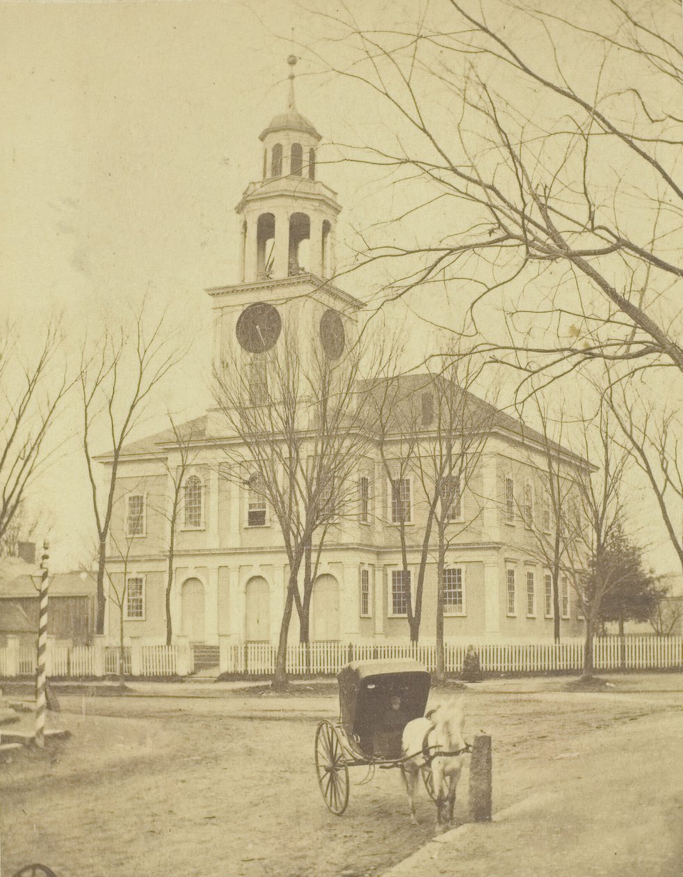 Untitled church exterior by W. N. Hobbs