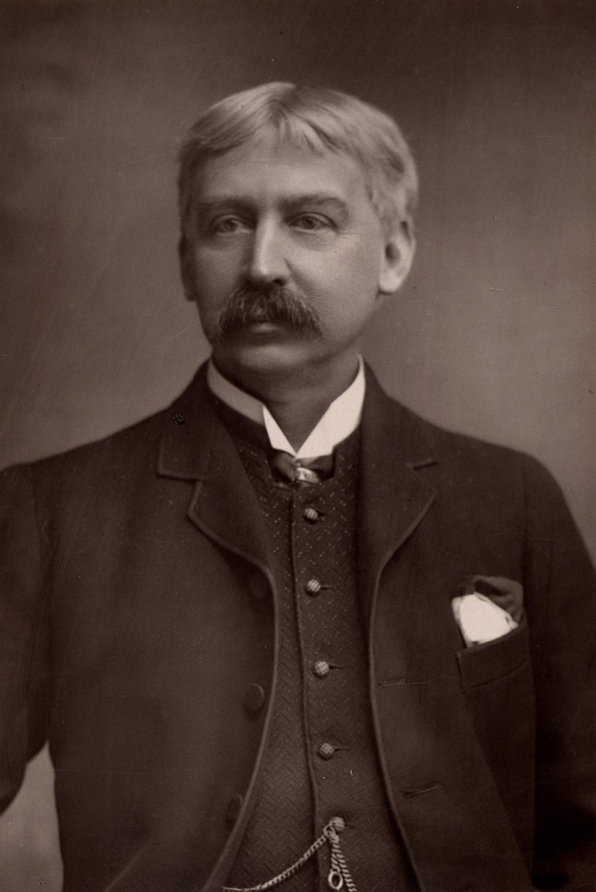 Francis Bret Harte (1836-1902) American Editor and Story Writer by W. and D. (after) Downey