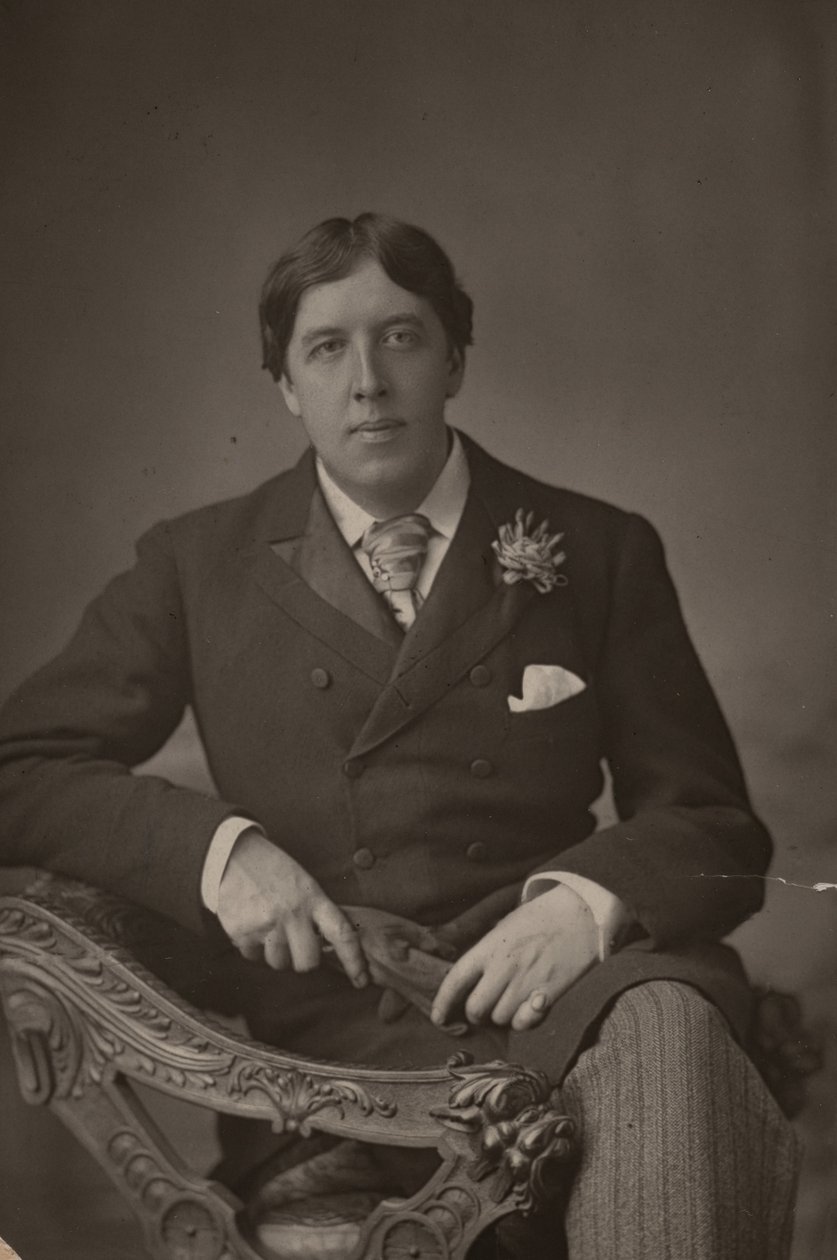 Portrait of Oscar Wilde by W. and D. Downey