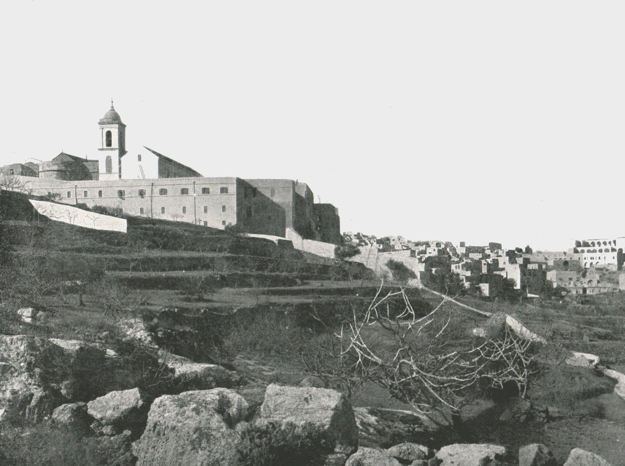 The Church of the Nativity, Bethlehem, Palestine, 1895 by W and S Ltd