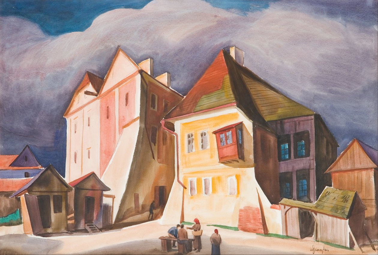 View of Kazimierz on the Vistula by Władysław Skoczylas