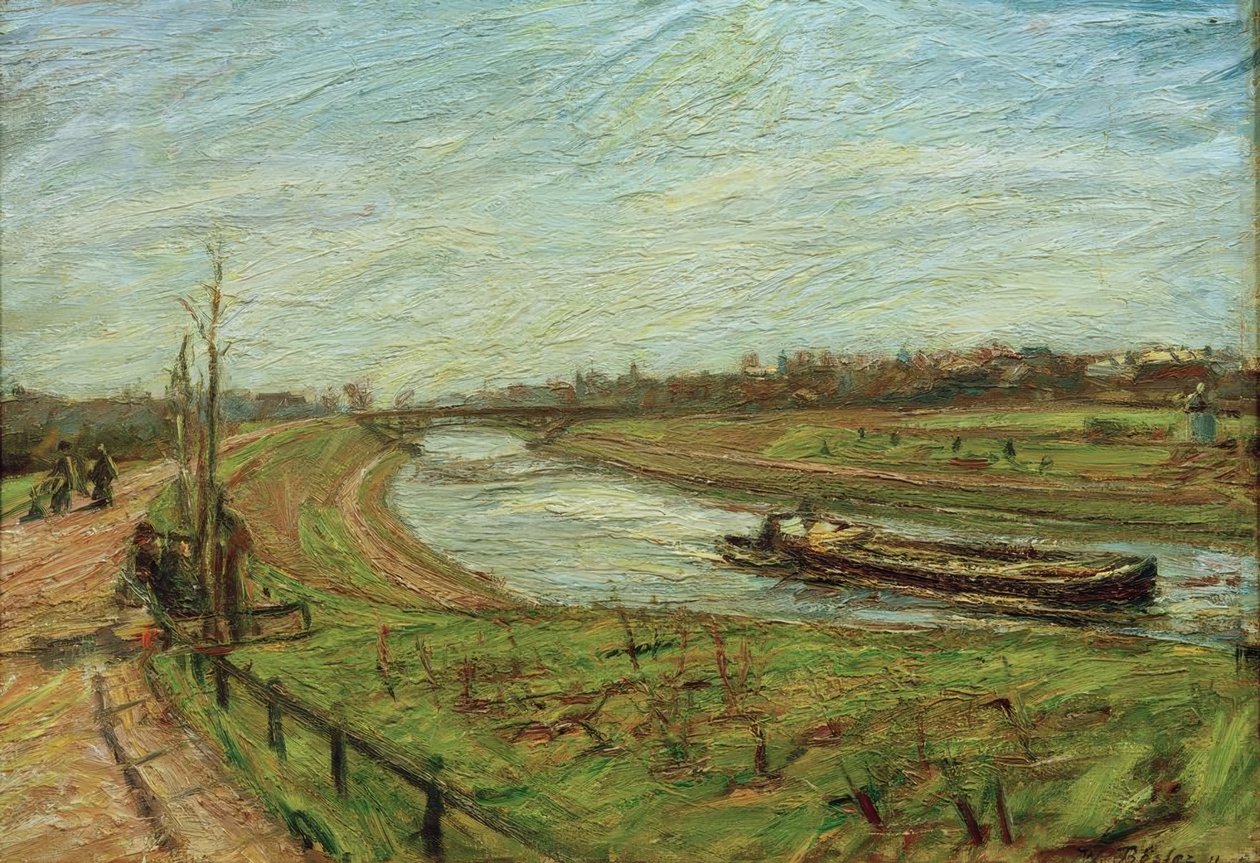Landscape at the Teltow Canal by Waldemar Rosler