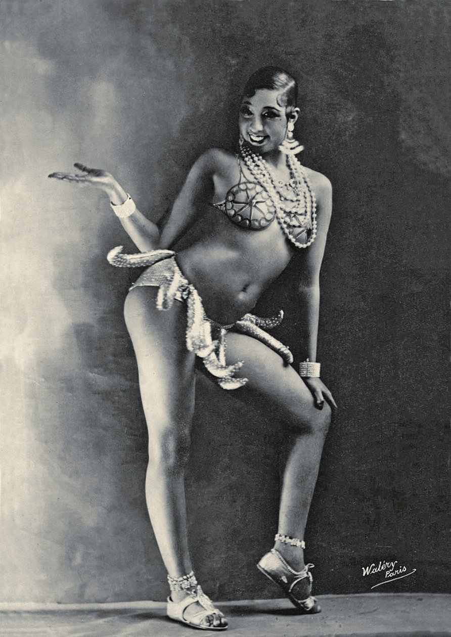 Josephine Baker Wearing Her Famous Banana Costume c.1927 by Walery