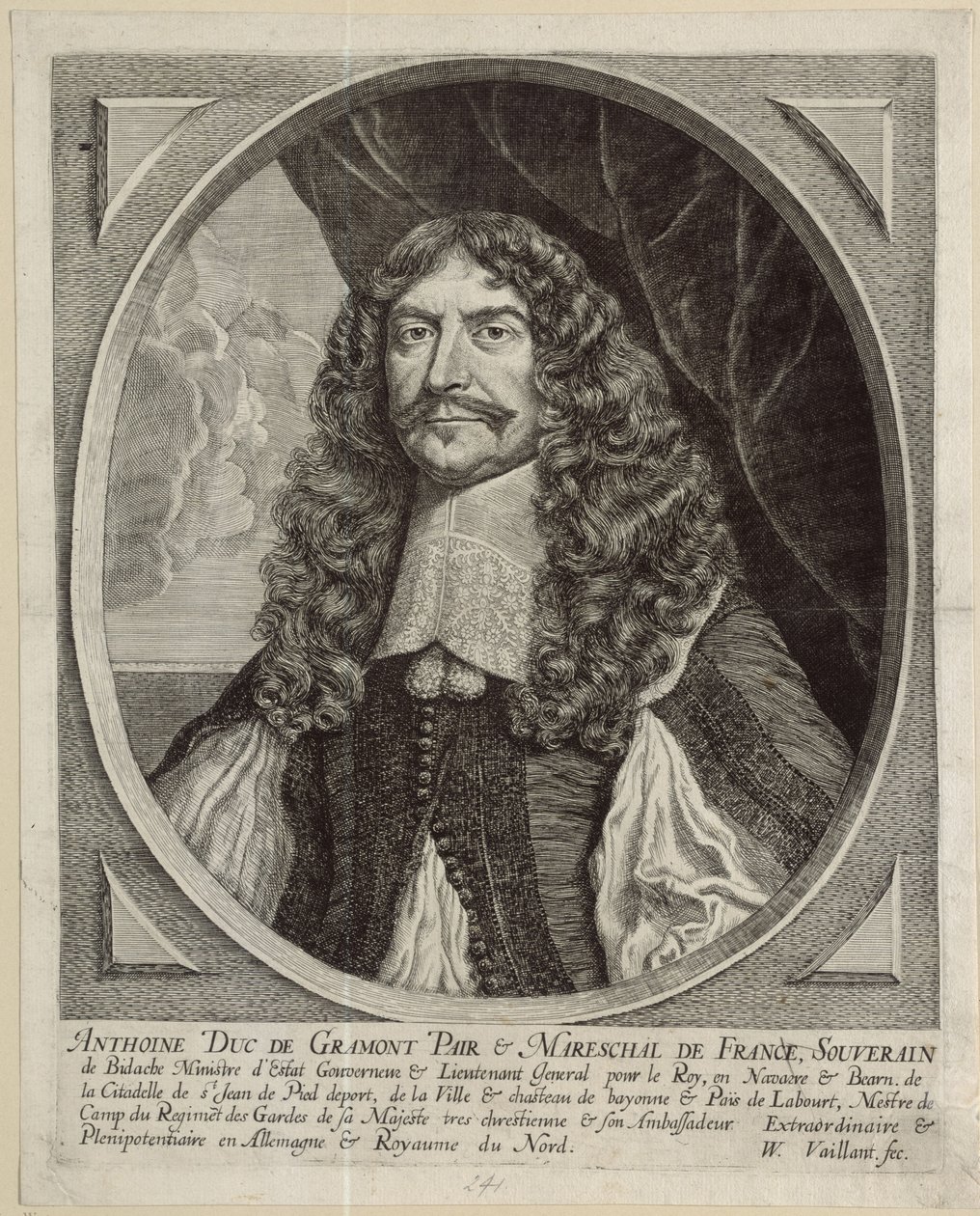 Antoine de Gramont by Wallerant Vaillant
