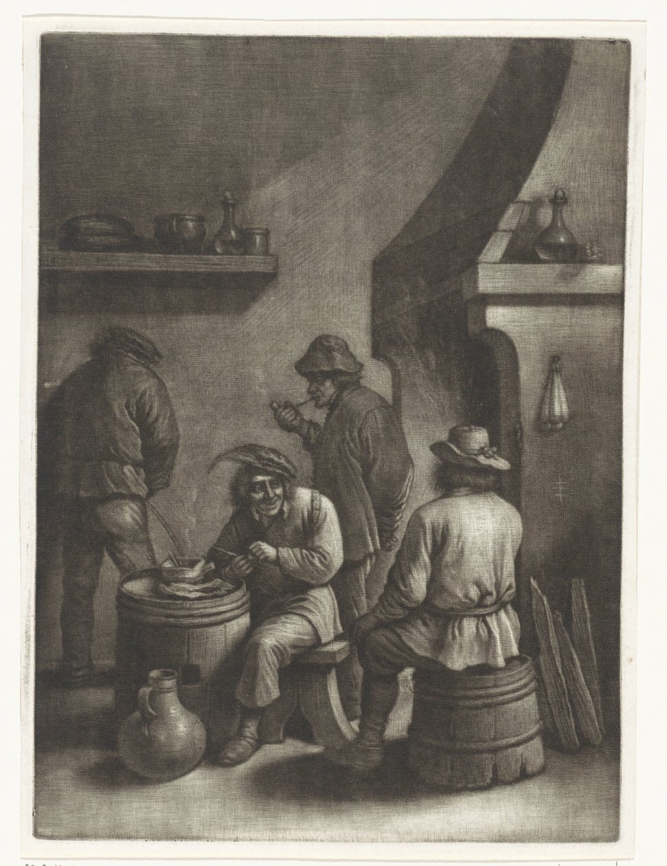Men by the Hearth by Wallerant Vaillant