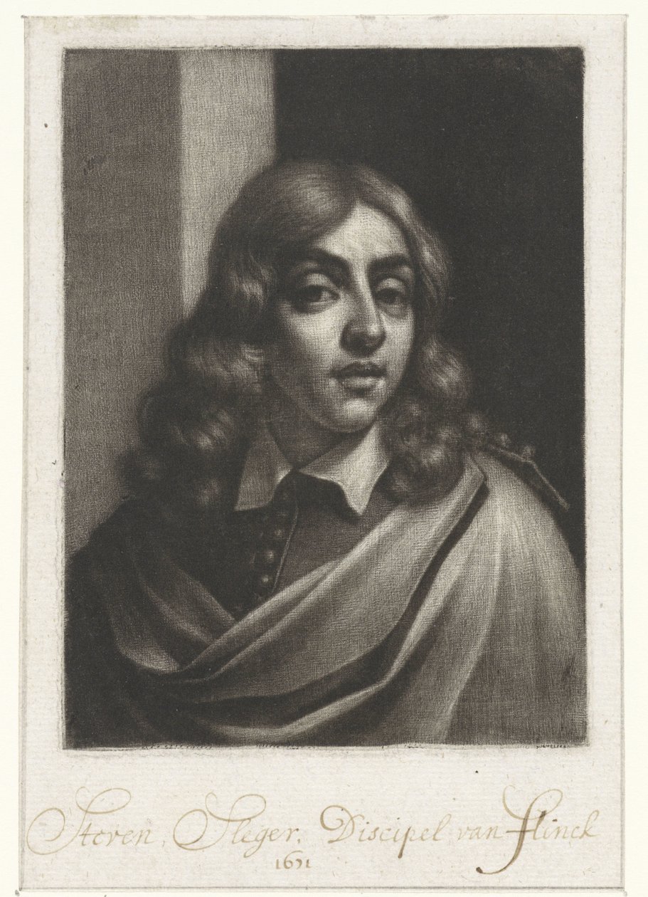 Portrait of a Young Man, Possibly Steven Sleger by Wallerant Vaillant