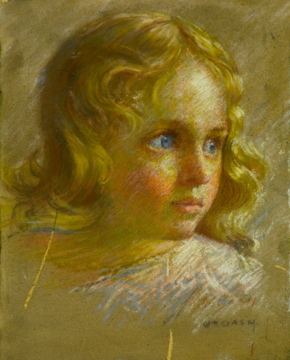 Portrait of a Young Girl by Walter Bonner Gash