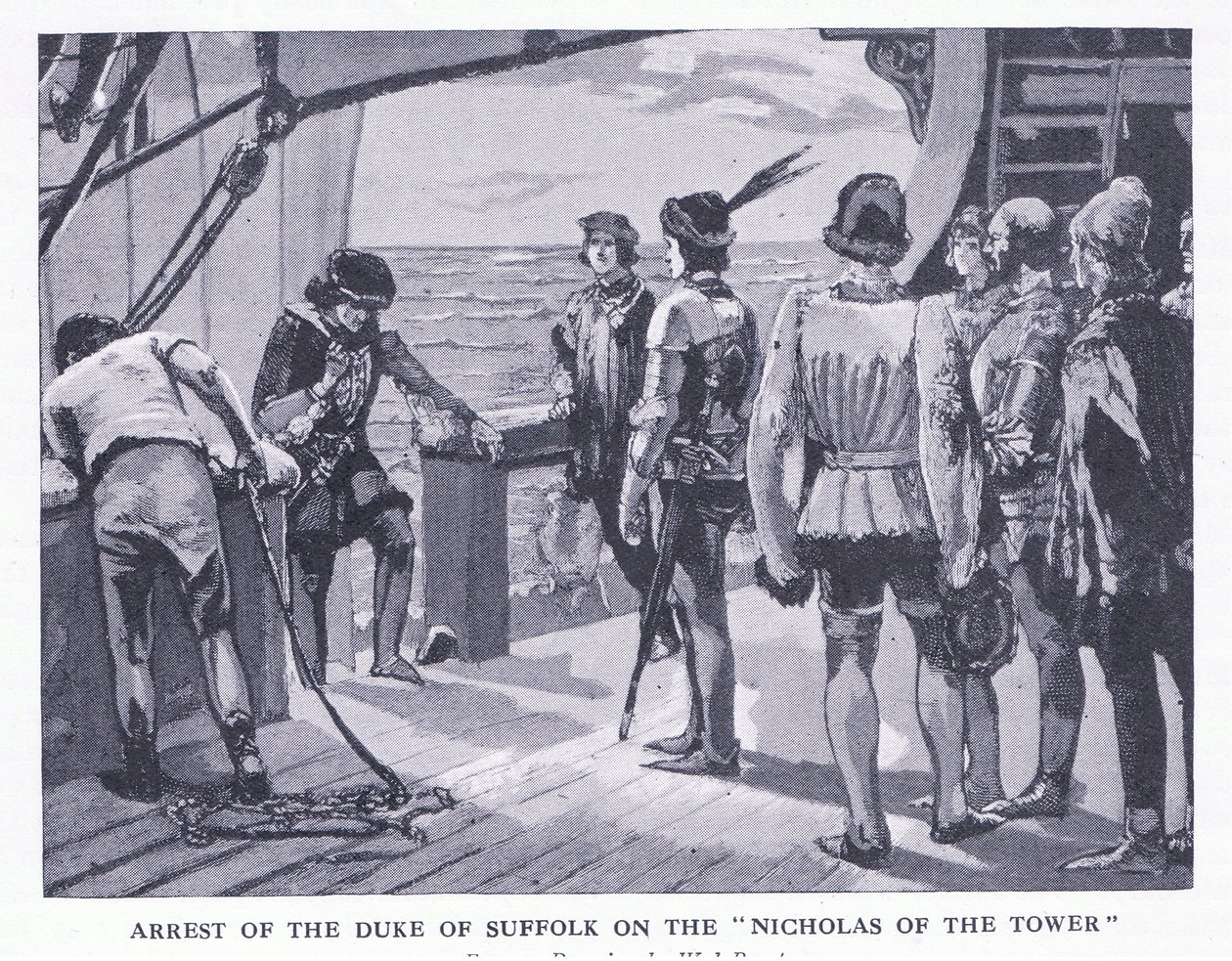 Arrest of the Duke of Suffolk on the Nicholas of the Tower by Walter Paget