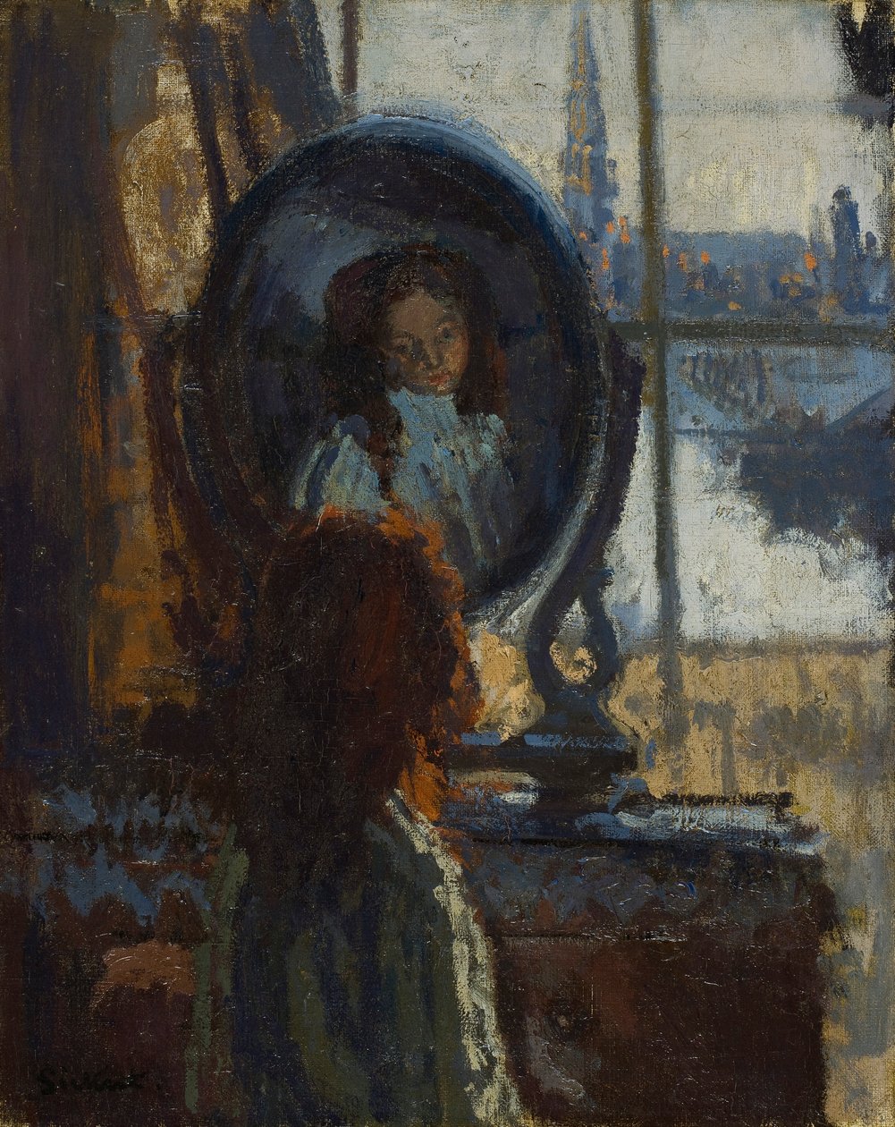 Girl at a Looking-Glass, Little Rachel, 1907 by Walter Richard Sickert