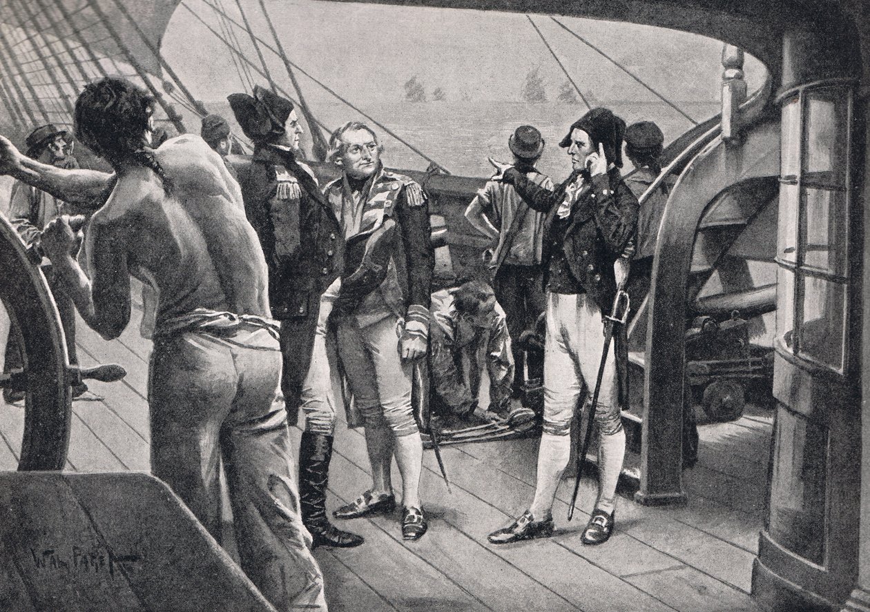 Sir John, There Are Twenty Seven Sails of the Line, illustration from 