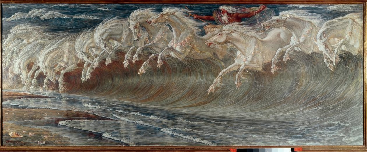 The Horses of Neptune by Walter Crane