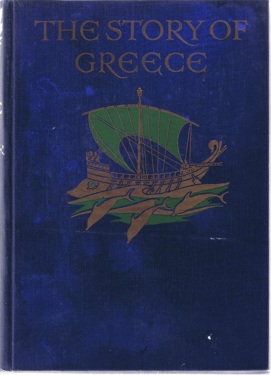 Front board design, illustration from The Story of Greece by Walter Crane