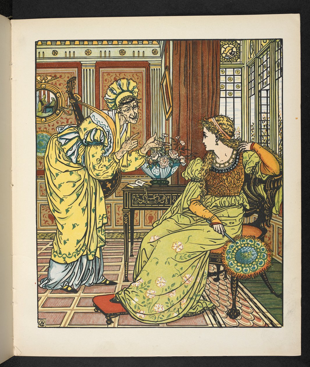 Illustration for the story, Princess Belle Étoile by Walter Crane