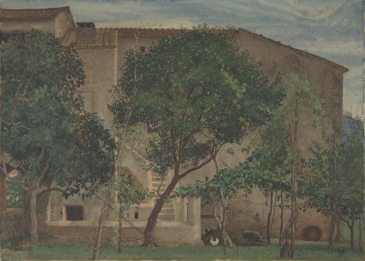 Italian Farmhouse, 1871-3 by Walter Crane